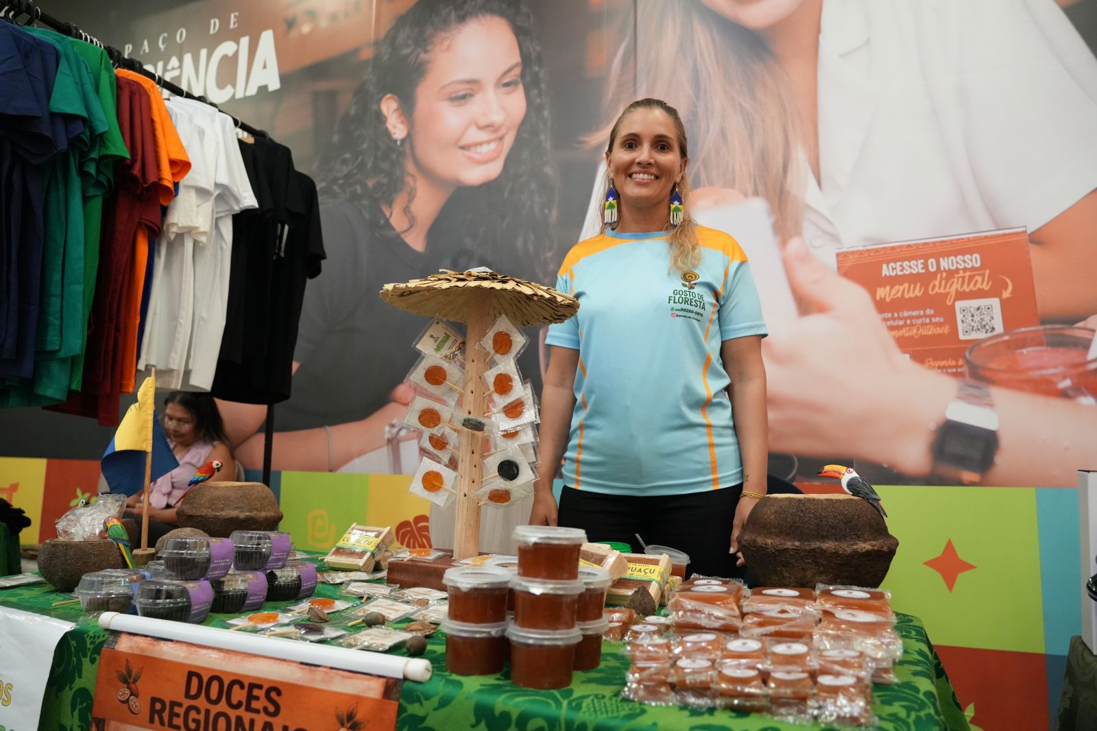 Bruna Buzo chama atenção com seus doces regionais