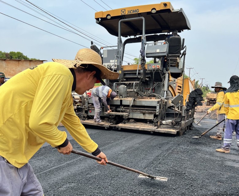 Obra contempla a pavimentação da Expresso Porto, via com cerca de 35 quilômetros de extensão